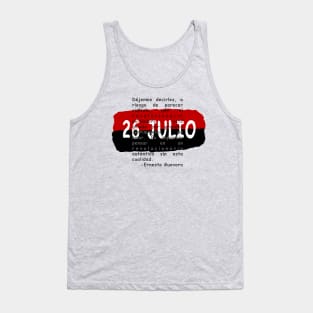 Movimiento 26 Julio & Che Quote Tank Top